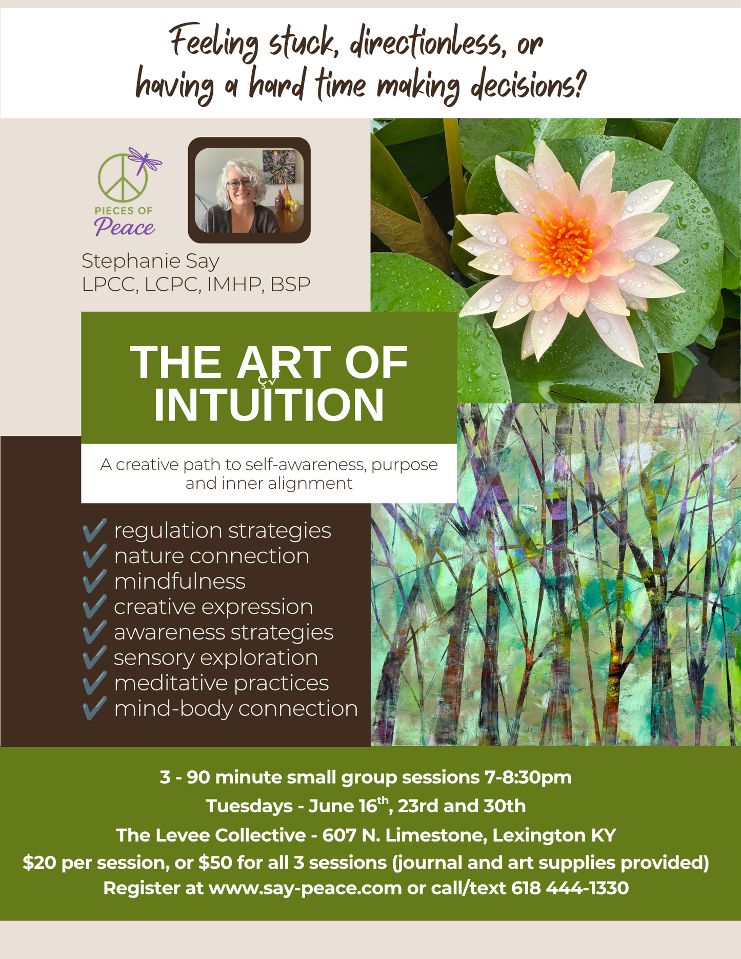 The Art of Intuition Workshop (1 session)