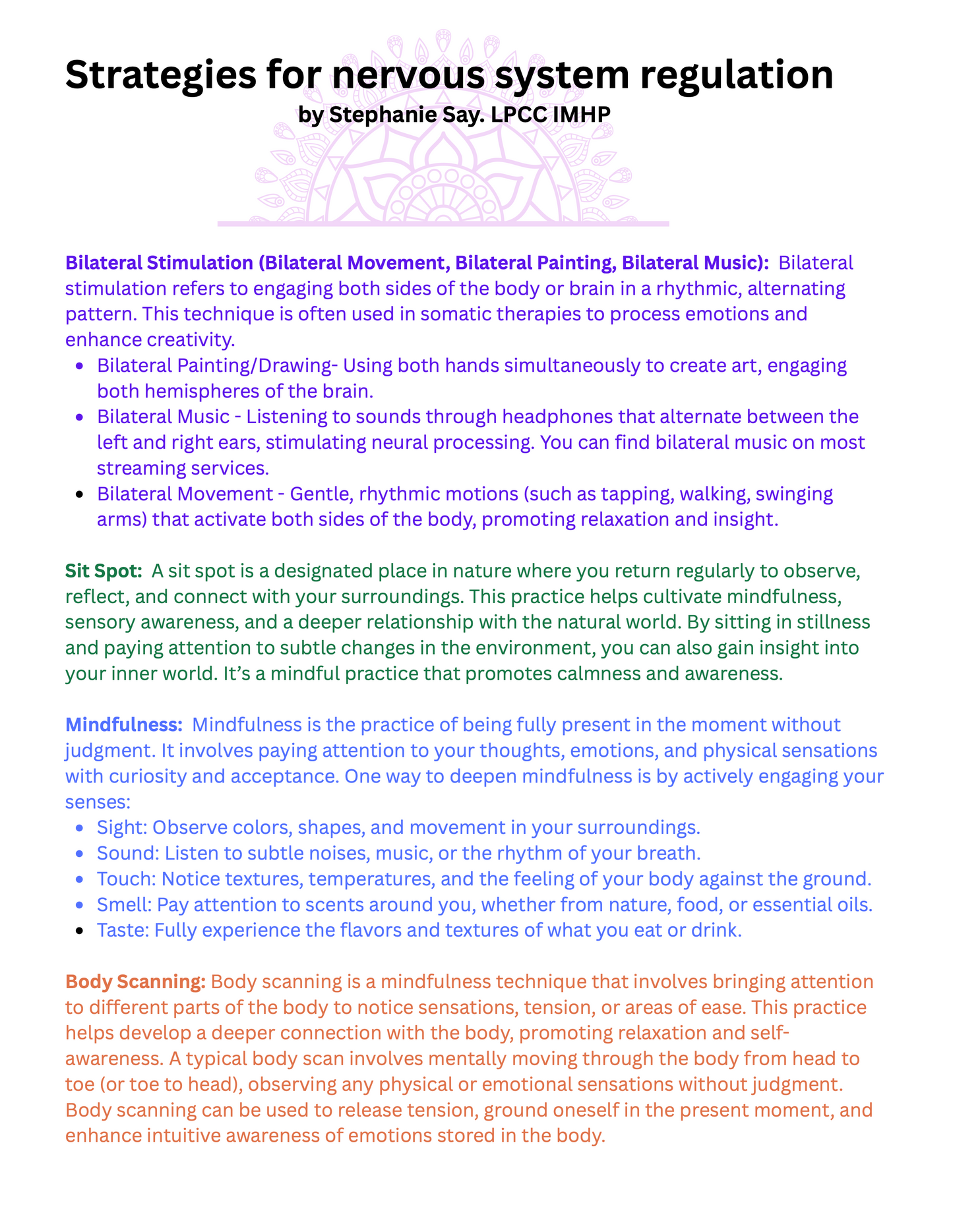 digital download - nervous system regulation