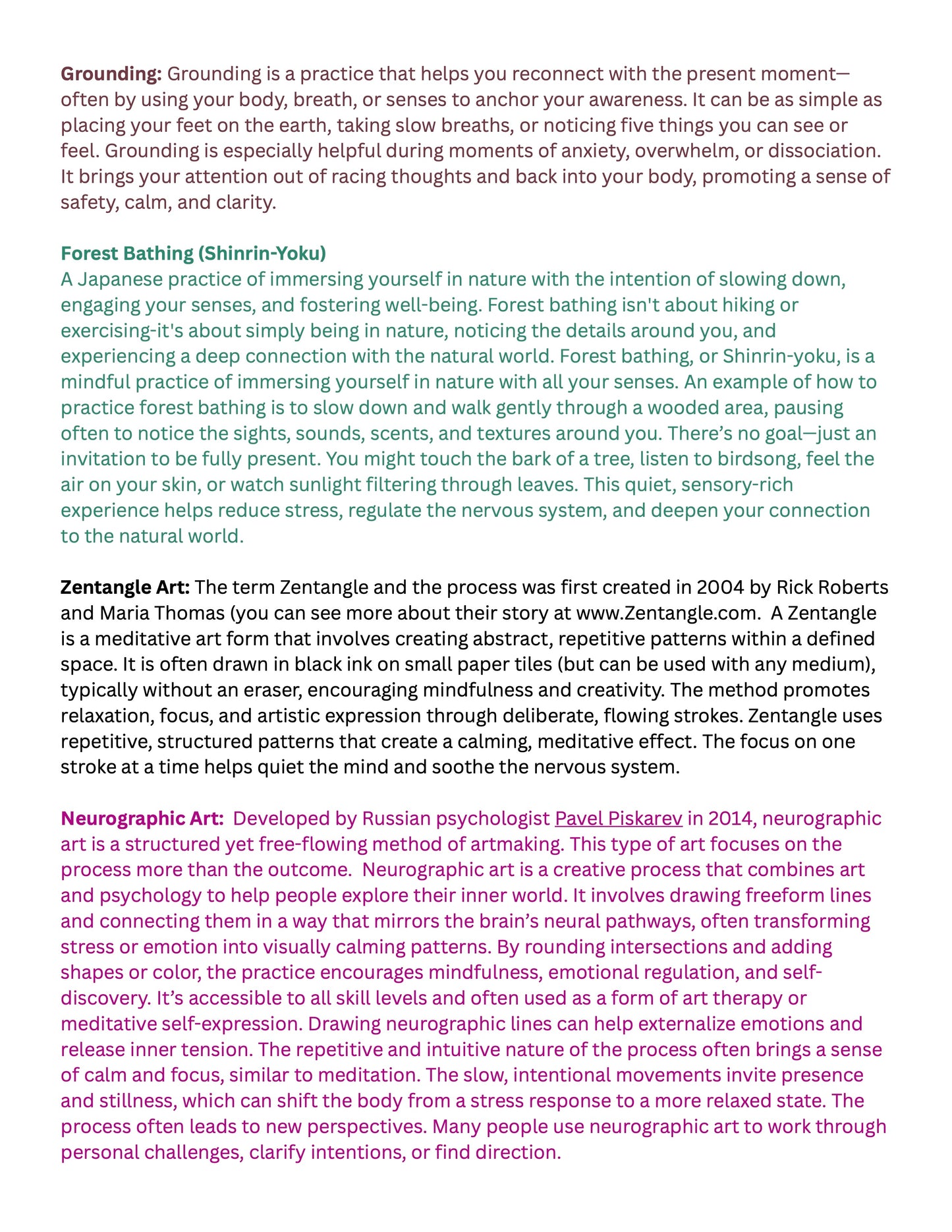 digital download - nervous system regulation